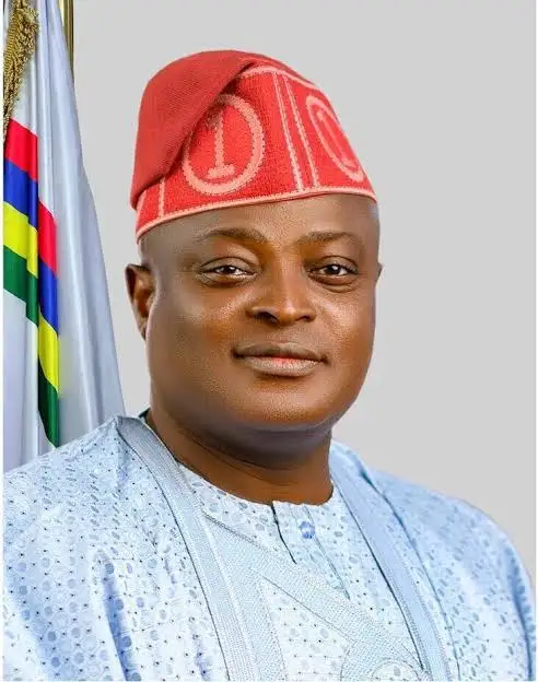 Rt. Hon. Mudashiru Obasa addressing supporters in Lagos